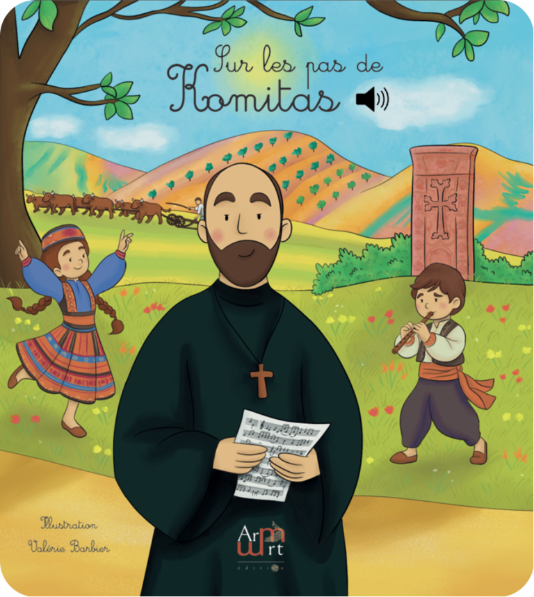 1ère de couverture du livre Sur les pas de Komitas